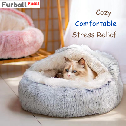 Furball Friends - Cozy Warm All Season Cat Bed