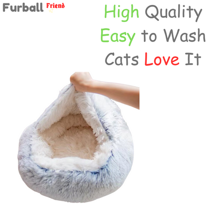 Furball Friends - Cozy Warm All Season Cat Bed